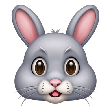 Schizophrenic bunny sticker