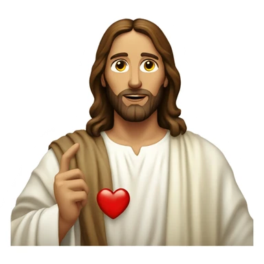 Jesus And heart sticker