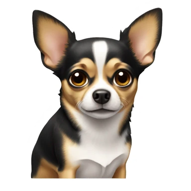 Chihuahua tricolor sticker