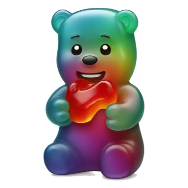 Gummy bear sticker