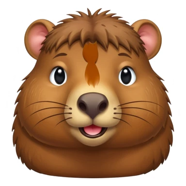 capybara, winking sticker