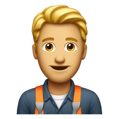 A worker man I GOT A SALARY sticker