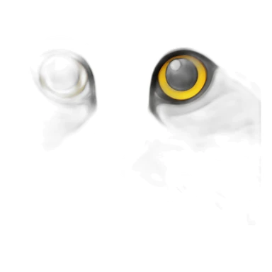 Grey Siberian cat sticker