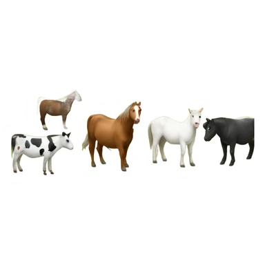 ranch with animals sticker