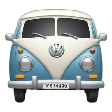 British man driving volkswagen sticker