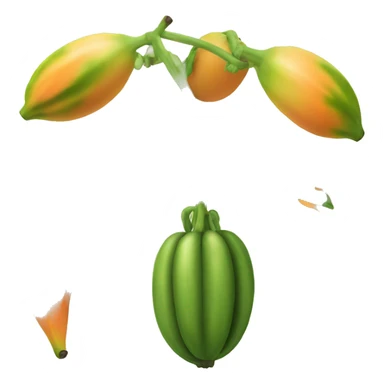 papaya fruit sticker