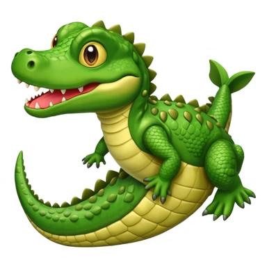 Hazme un cocodrils com cara en un avions sticker