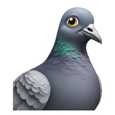 pigeon confused scratching head sticker