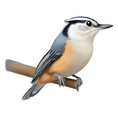 white-breasted nuthatch sticker
