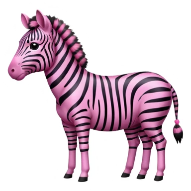 pink zebra sticker