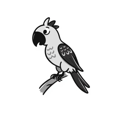 Parrot sticker