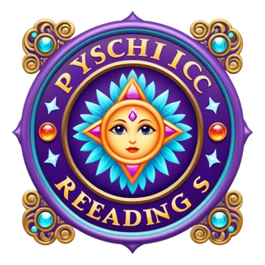 Vintage “psychic readings” sign sticker