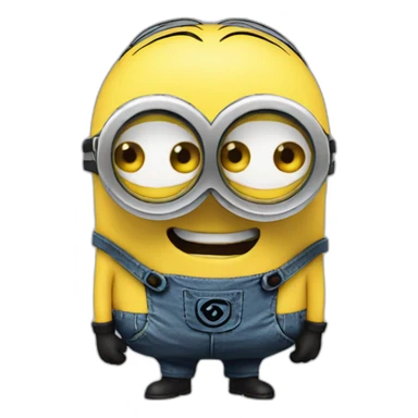 minion He's in a movie  sticker