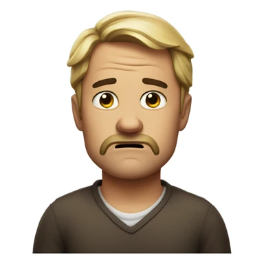 Annoyed sigh  sticker