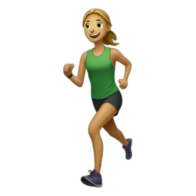 trail running sticker