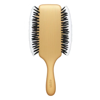 white hairbrush sticker