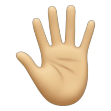 moving waving hand with wedding ring sticker