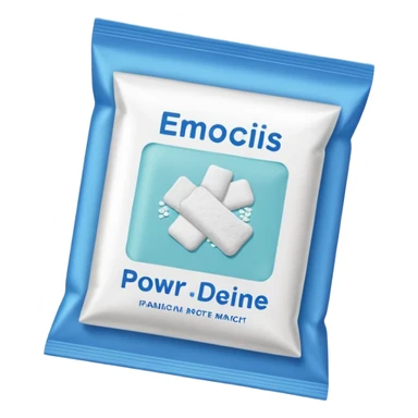 powdered medicine packet sticker