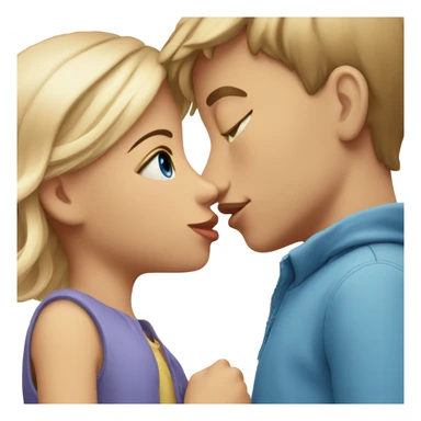 home alone boy blue eyes kiss girl sticker