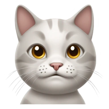 Happy sad cat  sticker