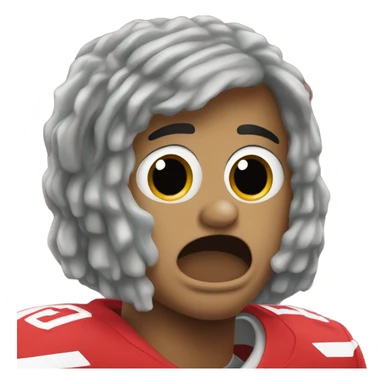 crying Ohio state football player sticker