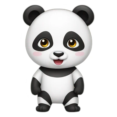 toddler-in-a-panda-costume sticker