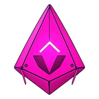 neon pink cyberpunk plumbob sticker