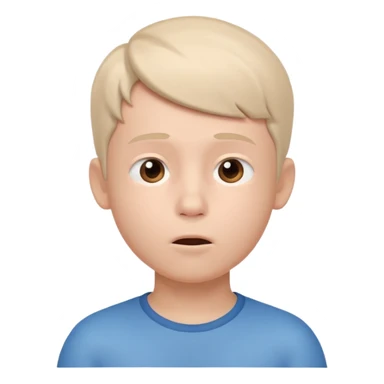 Healthy food  : Boy Breathing 3d Icon with color of D0B8FF
 sticker