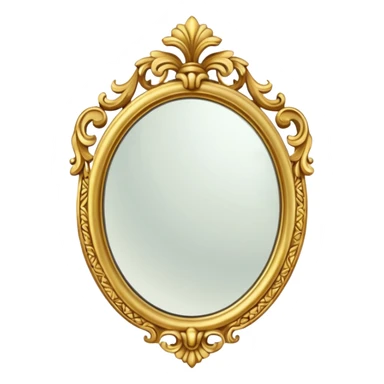 vintage mirror sticker