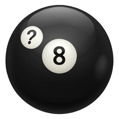 eight ball (billards) sticker