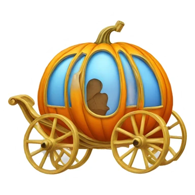 cinderella pumpkin carriage  sticker