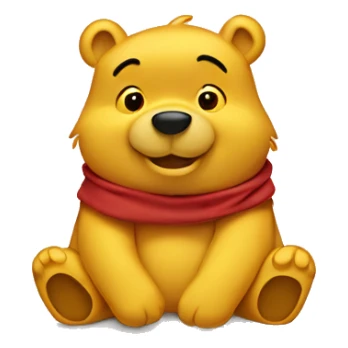 Pooh bear sticker