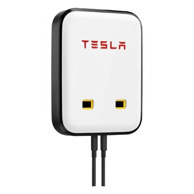 Tesla wall charger sticker