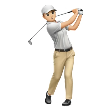 golf swing sticker