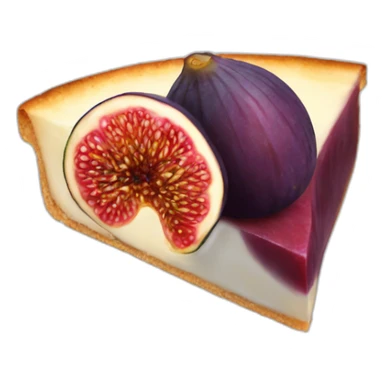 slice of fig sticker