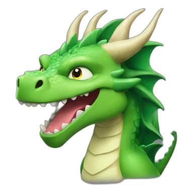 Fantastic dragon sticker