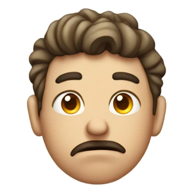 Stank face hand on head sticker