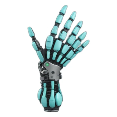 bionic hand sticker