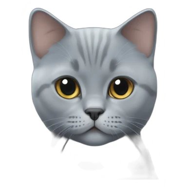 British Shorthair Blue Cat sticker