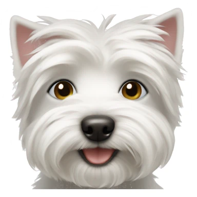 Westie puppy sticker
