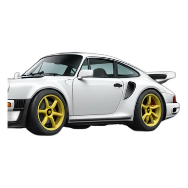 Porsche 911 turbo RS3 sticker