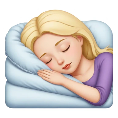 Chica durmiendo sticker