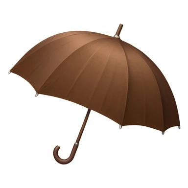 Corduroy umbrella textured sticker