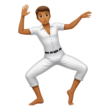 Feet on a dace sticker