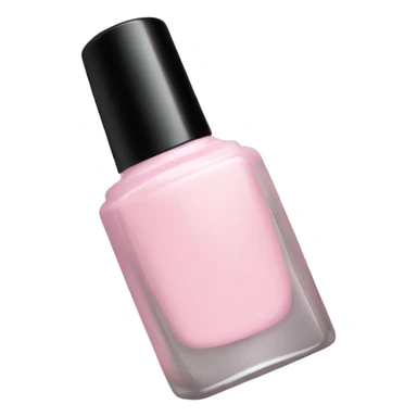 pastel pink nail polish bottle sticker