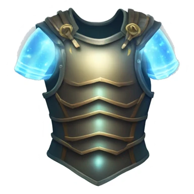 magical glowing torso armor sticker