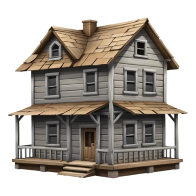 abandoned house sticker