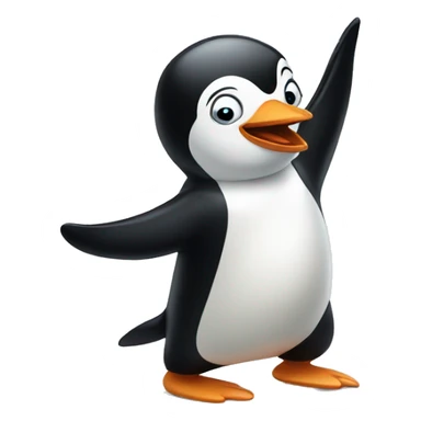 Dancing Penguin  sticker