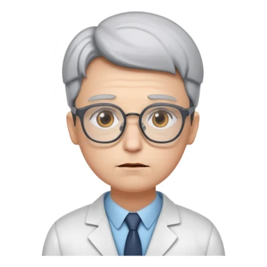 Sad lonely futurologist talking to AI sticker