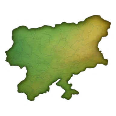 Ukraine map sticker
